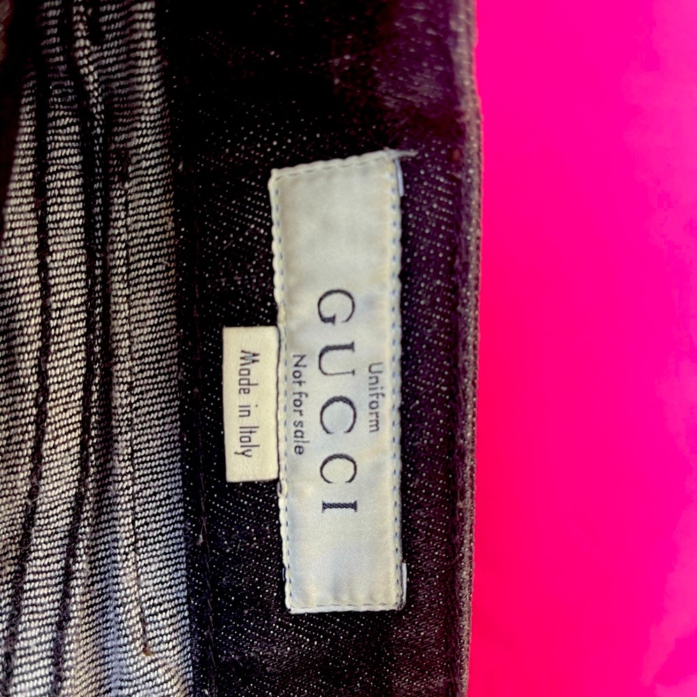 Gucci black denim stretchy skinny jeans size 36 - Picture 12 of 15